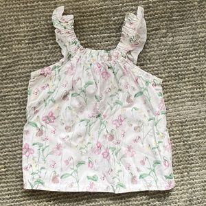 Baby CZ by Carolina Zapf Girls Floral Blouse Top - 18-24M